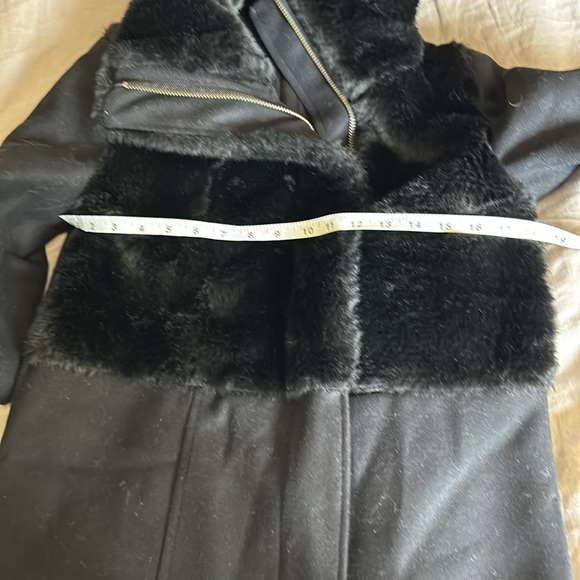 The Kooples jacket/coat faux fur and wool - Picture 8 of 9